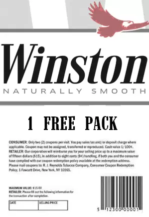 Claim your Free Winston Pack